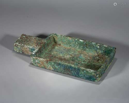 A Chinese Bronze Measuring Vessel,Qin Dynasty