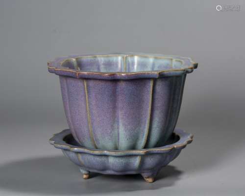 A Chinese Junyao Pot , Song Dynasty