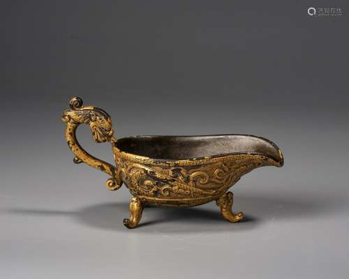 A Chinese Bronze Cup,Warring States Period-Han Dynasty