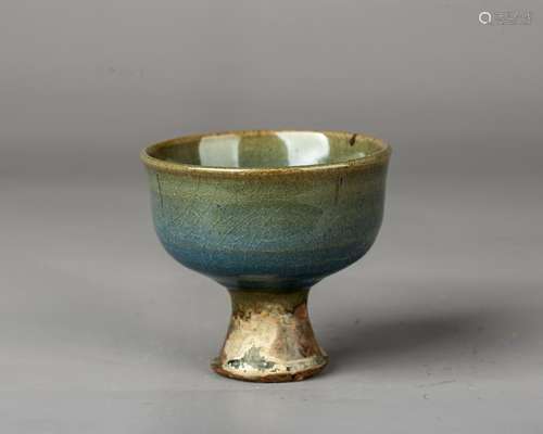 A Chinese Jun Stemcup,Song Dynasty