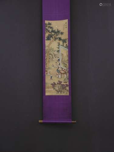 Qiu Ying Scroll Paintingï¼ŒMing Dynasty