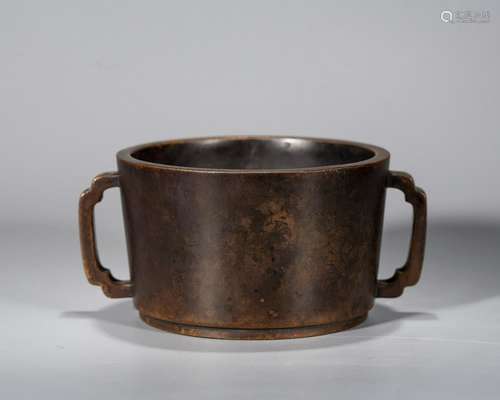 A Chinese Bronze Censerï¼ŒQing Dynasty