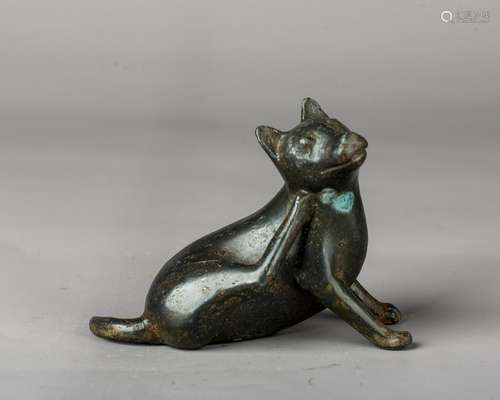 A Chinese Bronze Dog