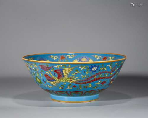 A Chinese Famille-Rose Bowl,Qing Dynasty