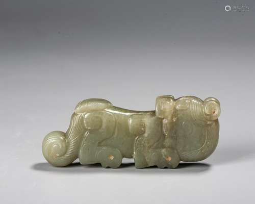 A Chinese Jade Mythical Beast ï¼ŒHan Dynasty