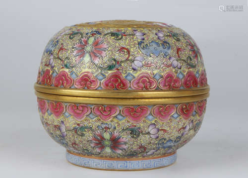 A QianLength enamelled and gilt dragon incense burner