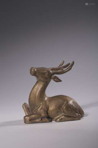 Bronze deer ornament