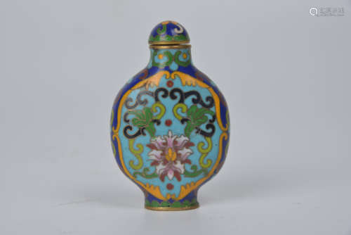 Cloisonné snuff bottle