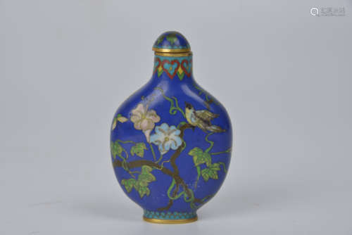 Cloisonné snuff bottle