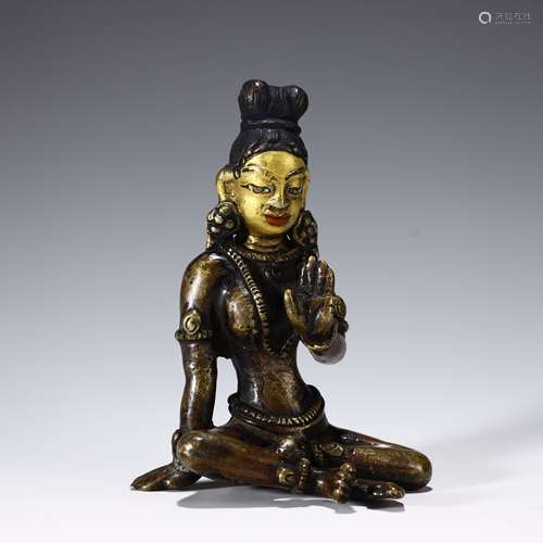 Alloy Bronze Buddha Statue,Qing Dynasty