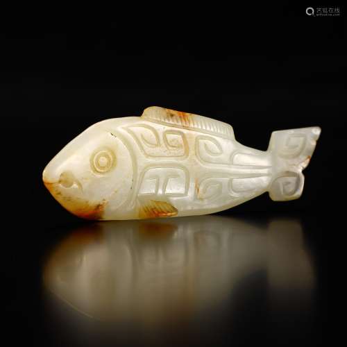 Ancient fish-shaped jade ornaments