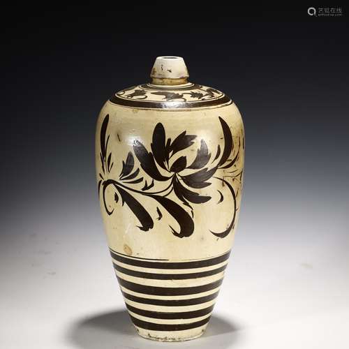 Ancient cizhou kiln flower plum vase