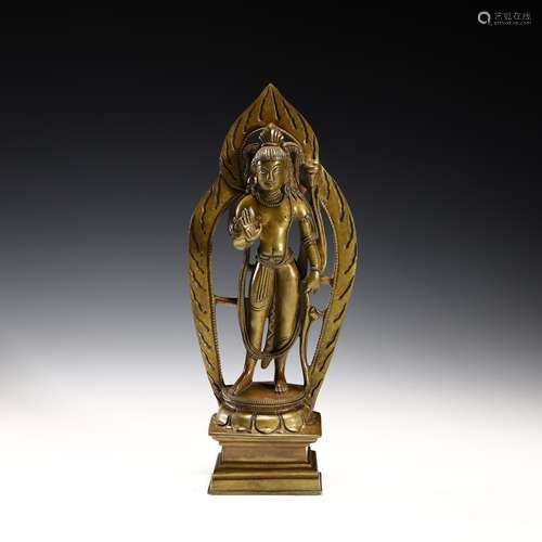 Alloy Bronze Buddha Statue,Qing Dynasty