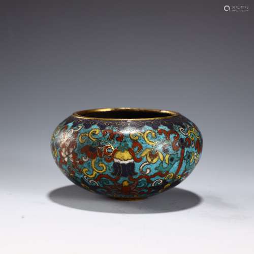 Qing Dynasty Cloisonne jar