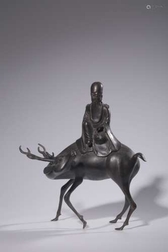 Bronze Deer Riding Lengthevity Star Smoker