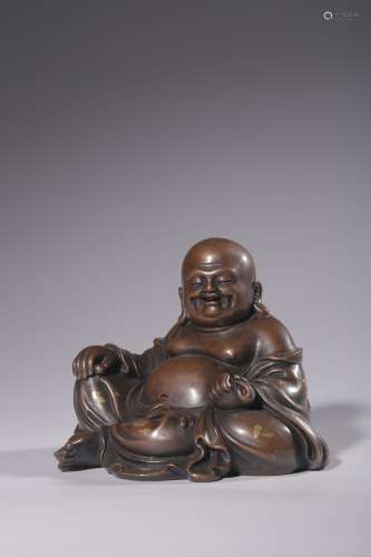Bronze gilt Maitreya ornament