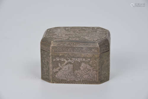 Silver Covered Box