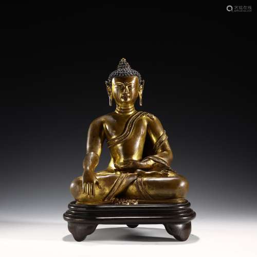 Alloy Bronze Buddha Statue,Qing Dynasty