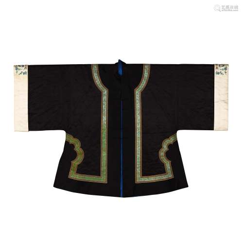 Qing Dynasty silk gown