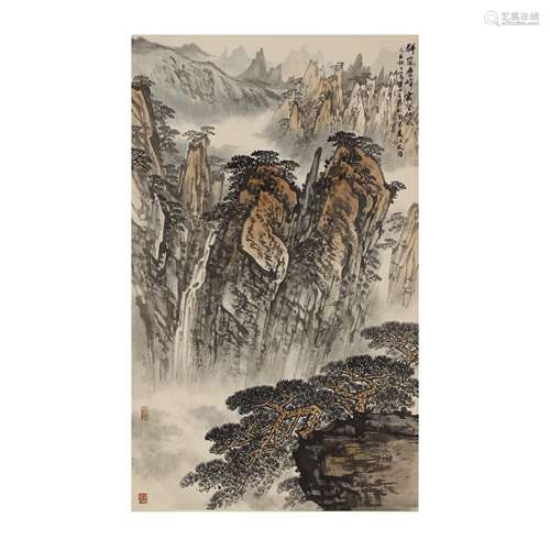 Song Wenzhi: Picture of mountains and peaks