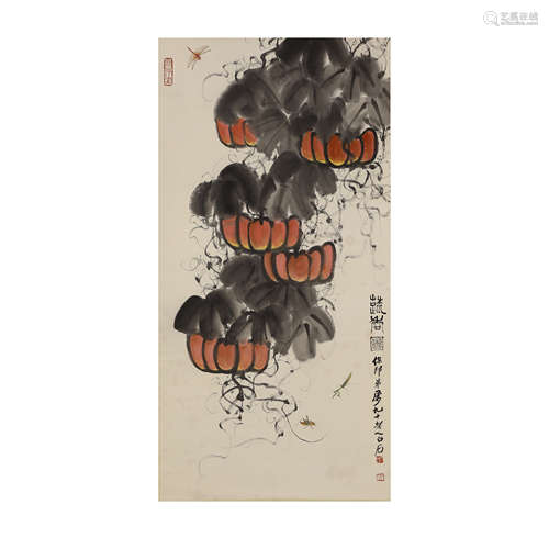 Qi Baishi: Autumn fruits