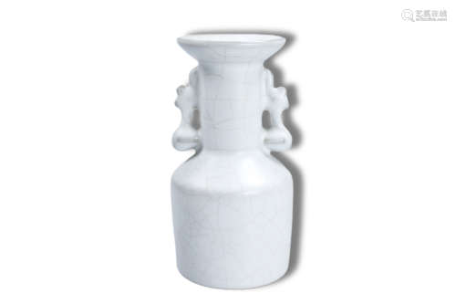 A Ge Type Double Ear Porcelain Vase