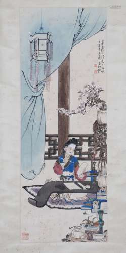 A Chinese Character Story Painting, Xun Cao Mark
