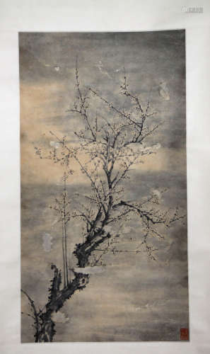 A Chinese Plum Painting