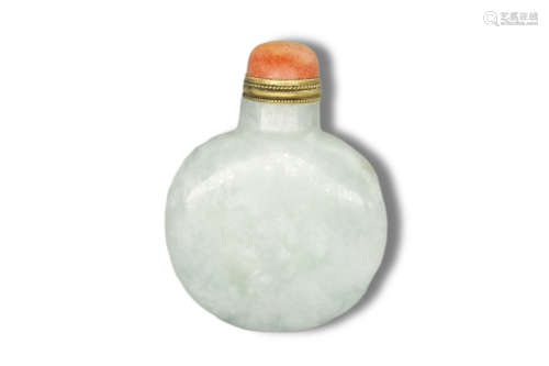 A Jadeite Snuff Bottle