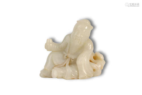 A Character Jade Figure Ornament