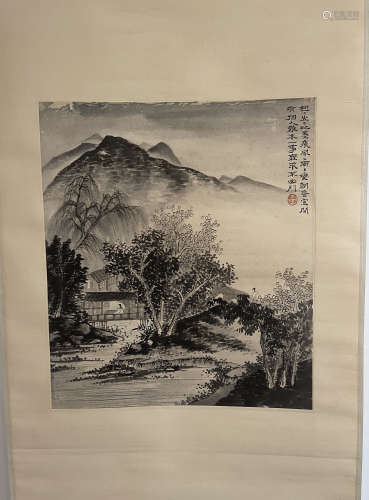 Shi Tao, landscape map