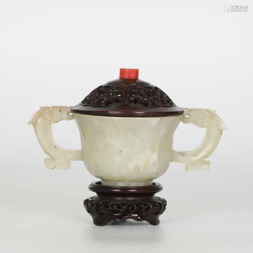 Ming White Jade Cup