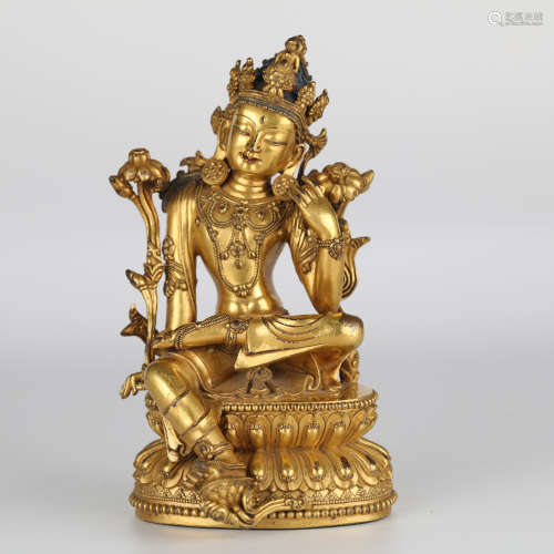 Daming Yongle Gilt Bronze Buddha