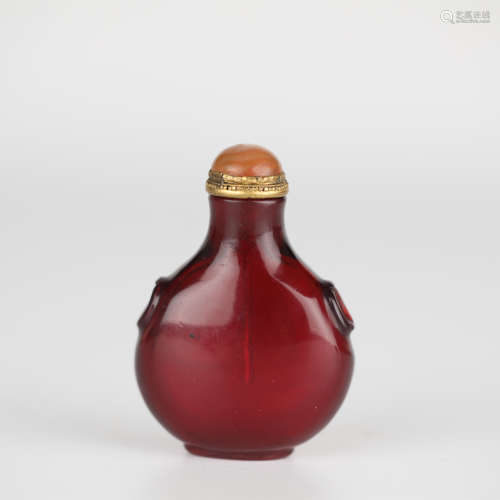 18th,Glass snuff bottle