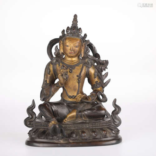 18th,Gilt Bronze Buddha