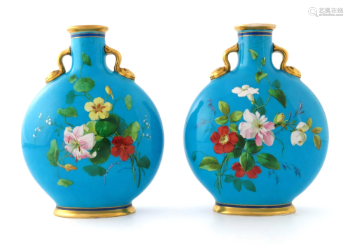 Christopher Dresser for Minton, a pair o