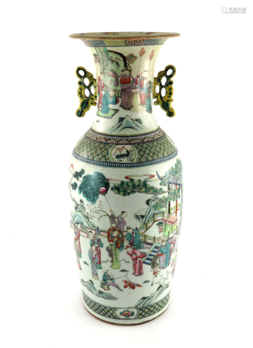 A large 19th Century Chinese baluster va