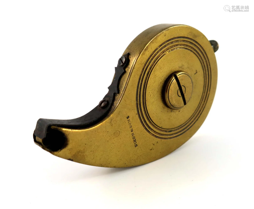 A 19th Century Dixon & Sons brass percus