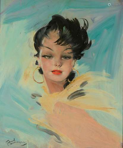 Jean-Gabriel DOMERGUE (Bordeaux, 1889 - Paris, 1962).Élégant...