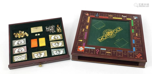 The Collector's Edition Monopoly board game with