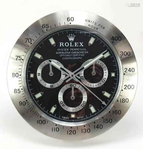 Rolex design oyster perpetual dealers display wall