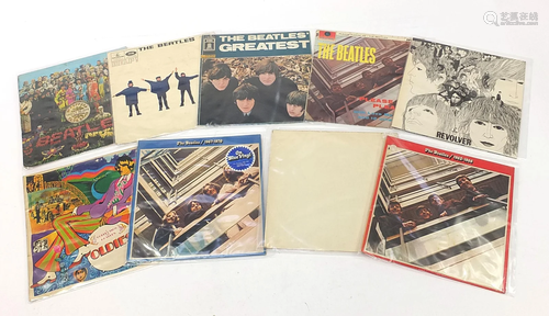 The Beatles vinyl LP's including The White Album with