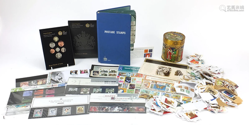 British coins, stamps and first day covers including