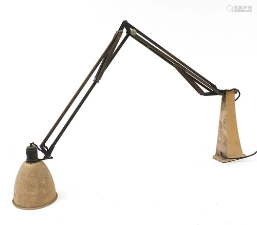 Vintage wall mounted Anglepoise lamp