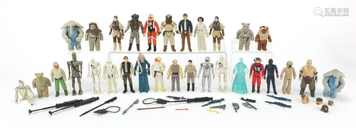 Vintage Star Wars action figures and accessories