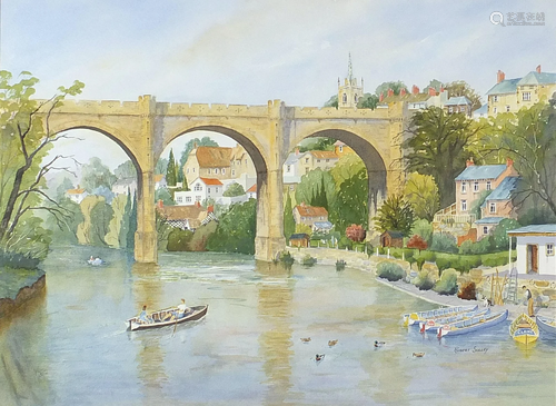 Robert Sulley - Knaresborough, Yorkshire, watercolour,