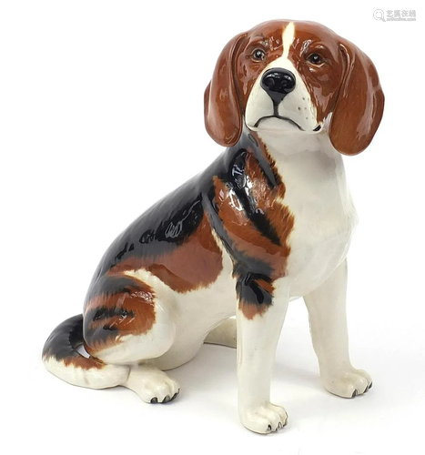 Large Beswick Fireside Beagle dog, 32.5cm high