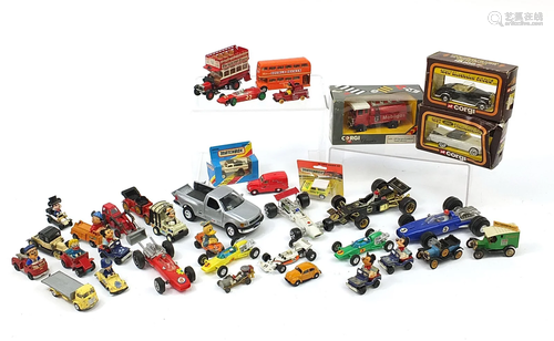 Diecast and other vehicles including Corgi, Airfix,