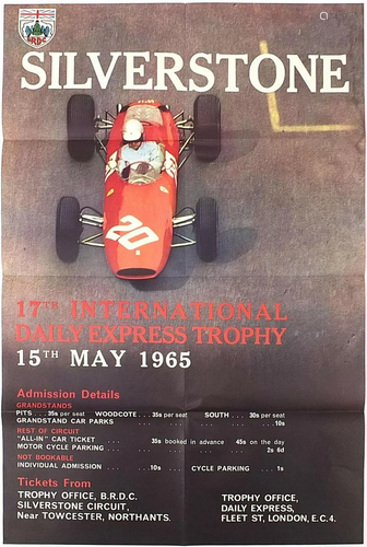 Silverstone racing poster for the 17th International