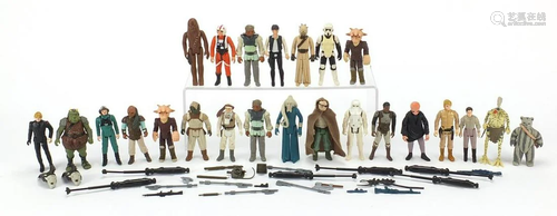 Vintage Star Wars action figures and accessories